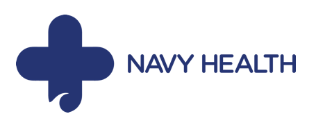 Navy Health Logo